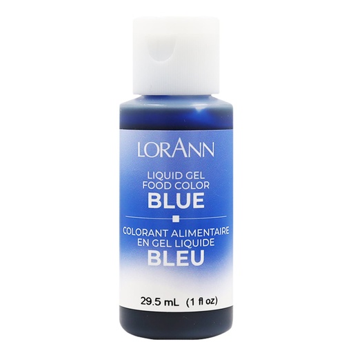 [02968] Liquid Gel Food Coloring Blue 1 Fl Oz