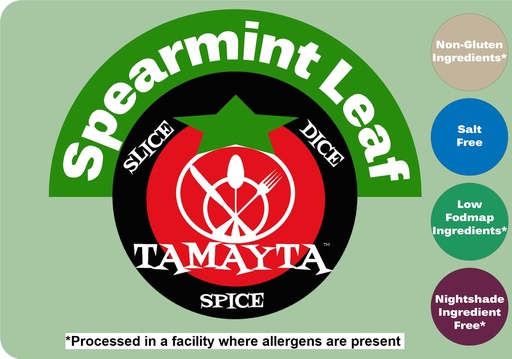 [00155] Spearmint Leaf 1/2 Cup Jar