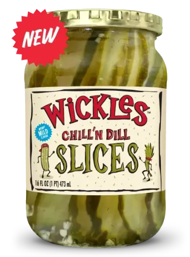 Chill'n Dill Slices Wickles 16 Fl oz.