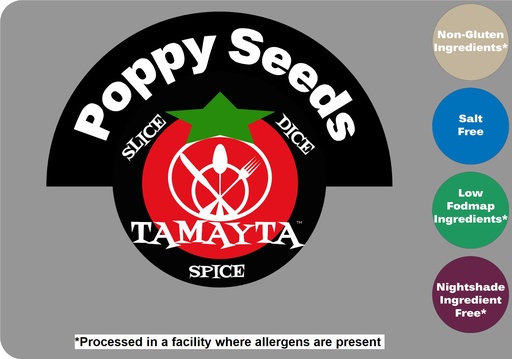 [01412] Poppy Seeds 1/2 Cup Jar