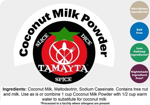 [01635] Coconut Milk Powder 1/2 Cup Jar