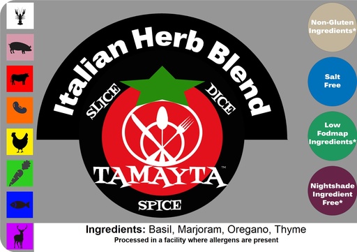 [05010] Italian Herb Blend 1 Cup Jar