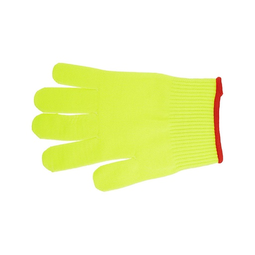 [00631] Millennia® Colors Level A4 Cut Glove - Size Small, Yellow with Red Cuff