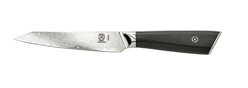 [02262] Utility Knife 5" Damascus With G10 Handle