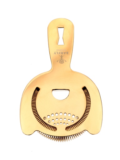 [04513] Strainer Heavy Duty Spring Bar Strainer Gold