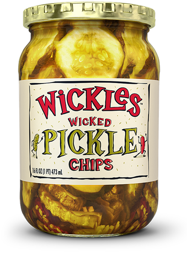 [05128] Wickles Wicked Pickle Chips 16 Fl oz.