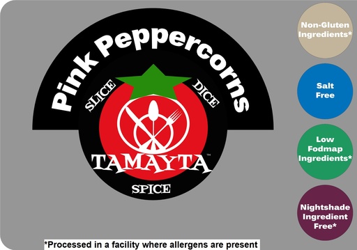 [01408] Pink Peppercorns, Whole 1/2 Cup Jar