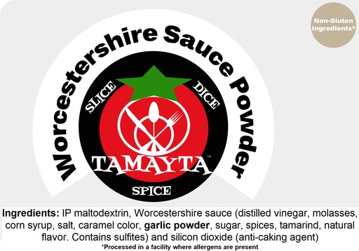[01406] Worcestershire Sauce Powder 1/2 Cup Jar