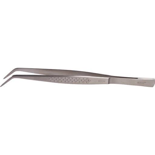 Curved Plating Tongs Fine Point Precision Plus 6-1/8"