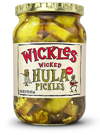 [02491] Wickles Wicked Hula Pickles 16 Fl oz.