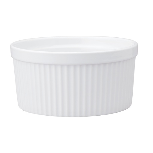 [01716] Round Porcelain Souffle 32 Oz 6"