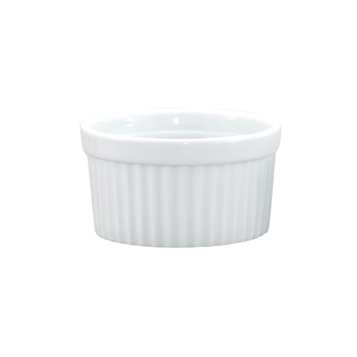 [01896] Souffle Porcelain White 3" 4 oz